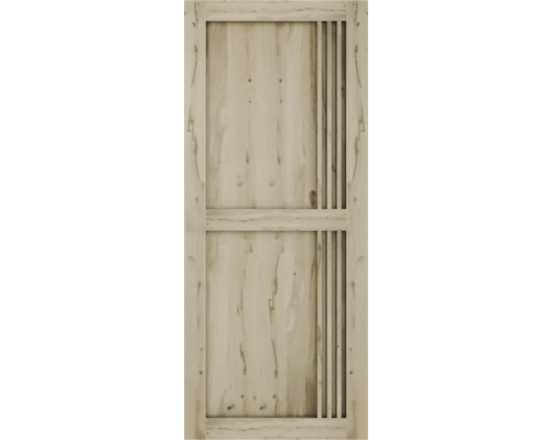 Holztür mit Sprossen