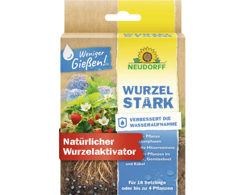 Pflanzenstärkung Neudorff Wurzelstark 36 g natürlicher Wurzelaktivator mit Mykorrhiza-Pilzen, verbessert die Wasseraufnahme