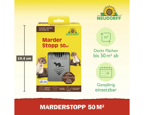 Neudorff Marder Stopp 50 Quadratmeter Marderschreck