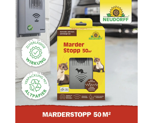 Neudorff Marderstopp 50 Quadratmeter und Silverline Marderschreck zur Marderabwehr