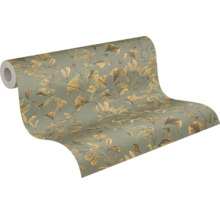 Tapetenrolle mit Ginkgo Blätter Muster