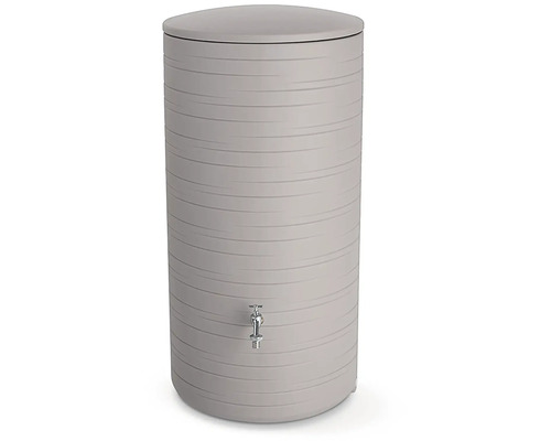 Regentonne mit Deckel und Wasserhahn