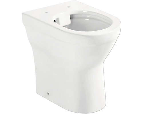 Stand-WC Cozy Tiefspüler ohne Spülrand weiß glänzend ohne WC-Sitz 1273817