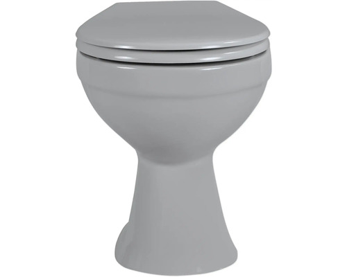 Stand-WC aus Keramik mit Spülkasten und WC-Sitz
