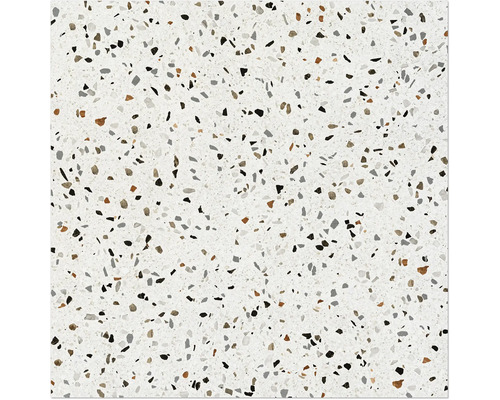 Terrazzo Fliesenmuster mit verschiedenfarbigen Zuschlagstoffen