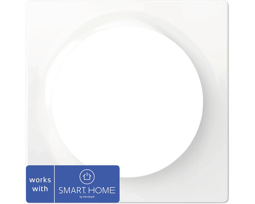 Fibaro 1-fach Abdeckplatte weiß für Geräte der Walli-Serie Zubehörteil - Kompatibel mit SMART HOME by hornbach