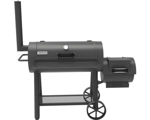 Tenneker Logo auf einem Holzkohlegrill
