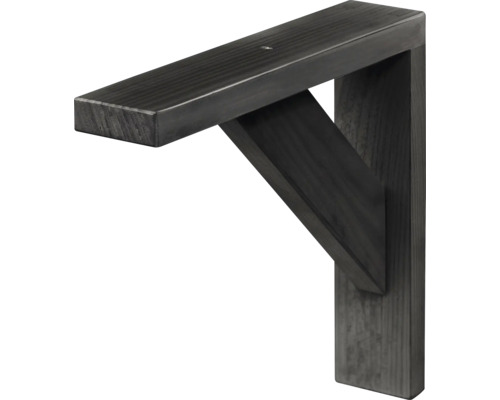Regalkonsole COUNTRY 190x170x40 mm Kiefer schwarz lasiert