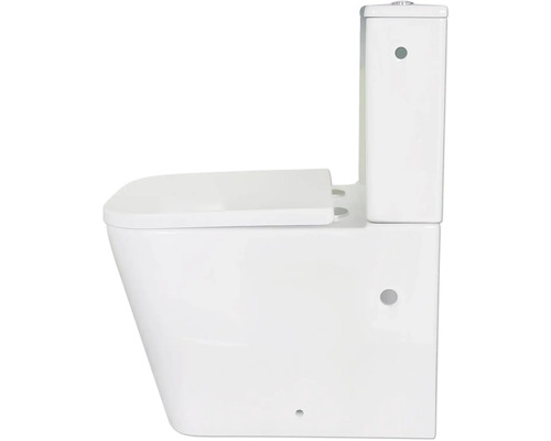 Stand-WC aus Sanitärkeramik mit Spülkasten