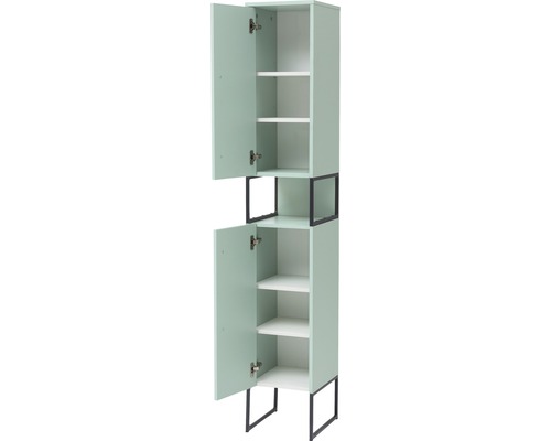 Hochschrank Möbelpartner Limone BxHxT 33 x 183,4 cm x 30,2 cm Frontfarbe mintgrün