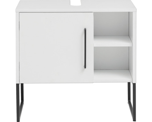 Waschbeckenunterschrank Möbelpartner Limone BxHxT 60.4x59.5x33 cm kreideweiss