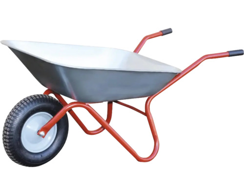 Schubkarre mit Reifen und Stahlwanne