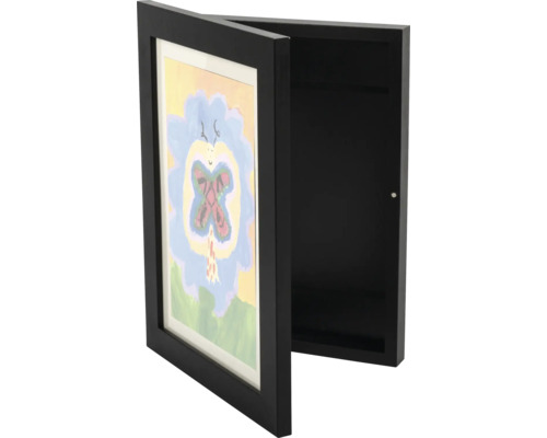 Offener Bilderrahmen mit einer Zeichnung