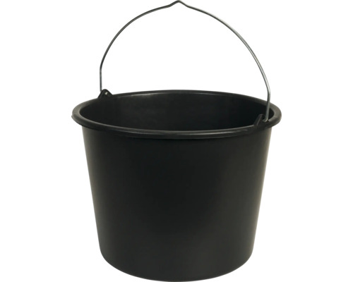 Eimer aus Kunststoff mit Metallgriff