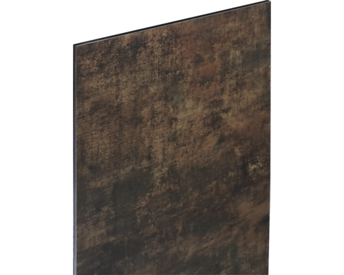 Einzelprofil GroJa HPL Steckzaun Premo 180 x 45 cm Rostoptik Dekorplatte mit Holzstruktur