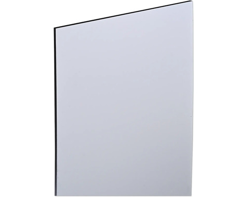 Einzelprofil GroJa HPL Steckzaun Premo 180 x 45 cm grau Weiße Tür mit schwarzem Rahmen