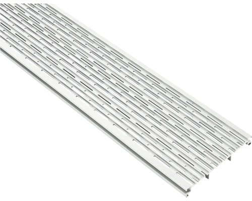 Drainage- und Belüftungsprofil Pro 1900 x 150 x 26 mm Aluminium-Entwässerungsrinne mit Schlitzen