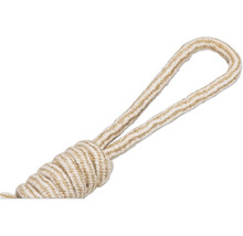 Hundespielzeug beeztees Kaffeeholz Dirk M mit Handschlaufe Baumwolle;Holz ca. 31 x 8 x 8 cm