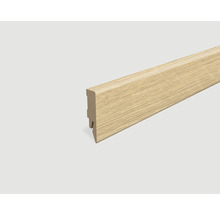 Sockelleiste foliert Eiche natur L612 2400 x 58 x 14 mm