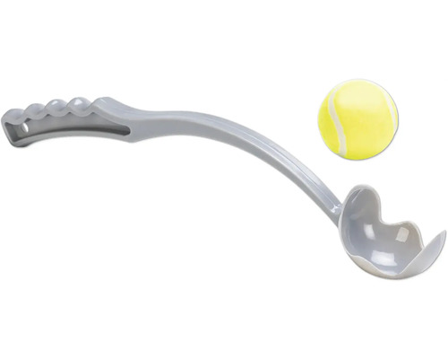 Ballschleuder mit Tennisball für Hunde