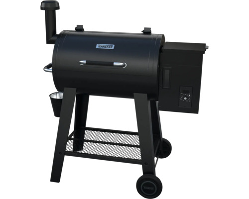 Tenneker Pelletgrill mit Räucherturm, Grillfläche und Ablagerost