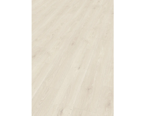 Vinylboden Camden Eiche weiss Landhausdiele 1292 x 193 x 7,5 mm Heller Laminatboden mit Holzoptik.