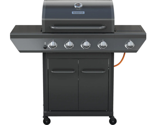 Tenneker Gasgrill mit vier Brennern, Thermometer und Unterschrank