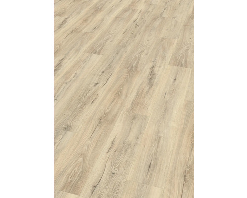 Vinylboden Panora Eiche beige Landhausdiele 1292 x 193 x 7,5 mm Bodenbelag aus Laminat mit Holzoptik