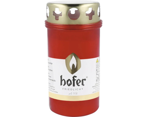 Grablicht mit Ornamenten im Deckel