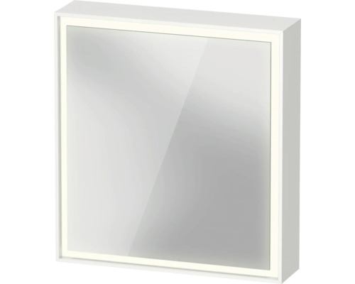 Spiegelschrank DURAVIT L-Cube 65 x 15,5 x 70 cm weiß matt 1-türig LED IP 44