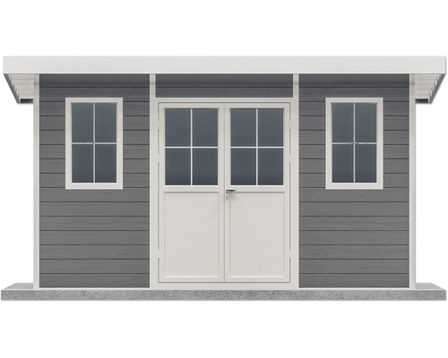 Gartenhaus mit Doppeltür und Fenstern