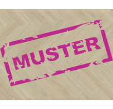 Musteraufdruck auf einem Bodenbelag