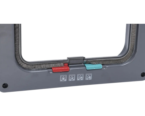 Haustiertür mit Verriegelungsmechanismus