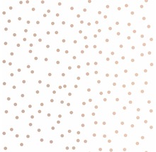 Vliestapete 105133 Kids@Home Confetti gold rose