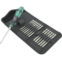 Schraubendreher-Bit-Satz in schwarzer Tasche