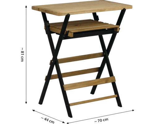 Multifunktionstisch Holz, klappbar