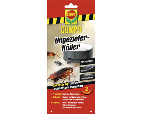 Compo Ungeziefer Köderpackung mit Köderdose gegen Schädlinge