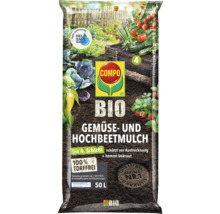 Sack COMPO Bio Gemüse- und Hochbeetmulch, 50 Liter, torffrei