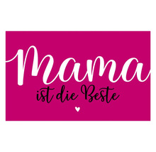 Dekomagnet Mama ist die Beste 8,5x5,5 cm