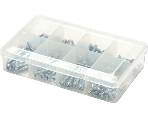 Sortimentskasten mit verschiedenen Schrauben