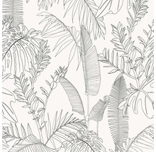 Illustration von Blättern verschiedener tropischer Pflanzen