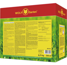 Moosvernichter + Rasendünger WOLF-Garten, 8,75 kg / 250 m² Reg.Nr. 3608-908