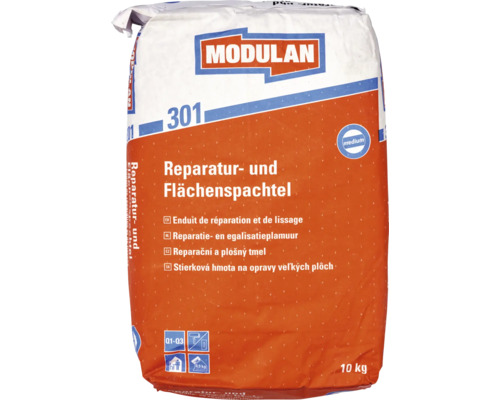 MODULAN 301 Reparatur- und Flächenspachtel medium hell 10 kg