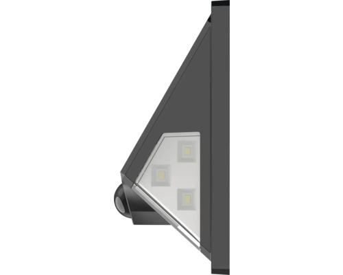 Dreieckige LED Wandleuchte für den Außenbereich