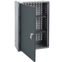 Hängeschrank Küpper 400 x 600 x 200 mm 2 Einlegeböden 1 Tür 1 Lochrückwand grau
