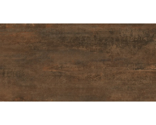 MIRAVA Feinsteinzeug Wand- und Bodenfliese GLASGOW Rust 30 x 60 x 0,7 cm rektifiziert