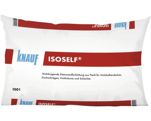 Dämmstoffkörnung KNAUF Perlite Isoself für nicht tragende Dämmschichten Sack = 100 l