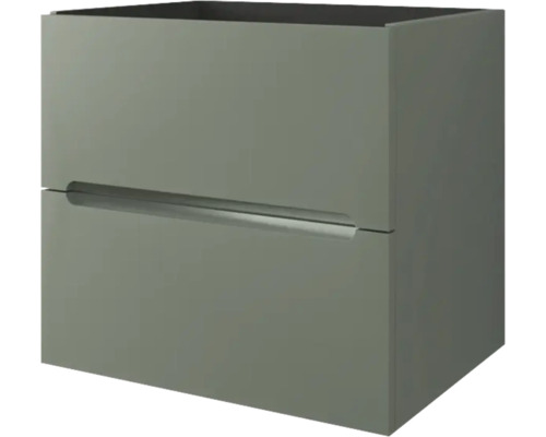 Waschtischunterschrank Baden Haus Kim BxHxT 60 x 55 cm x 46 cm Frontfarbe grün matt 55980