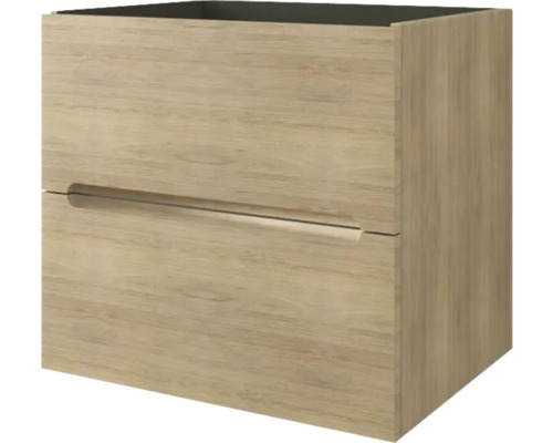 Waschtischunterschrank Baden Haus Kim BxHxT 60 x 55 cm x 46 cm Frontfarbe tabacco holzdekor matt 55979
