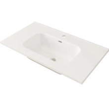 Baden Haus Möbelwaschtisch Kim 81 x 46 cm weiß glänzend mit Beschichtung 50112